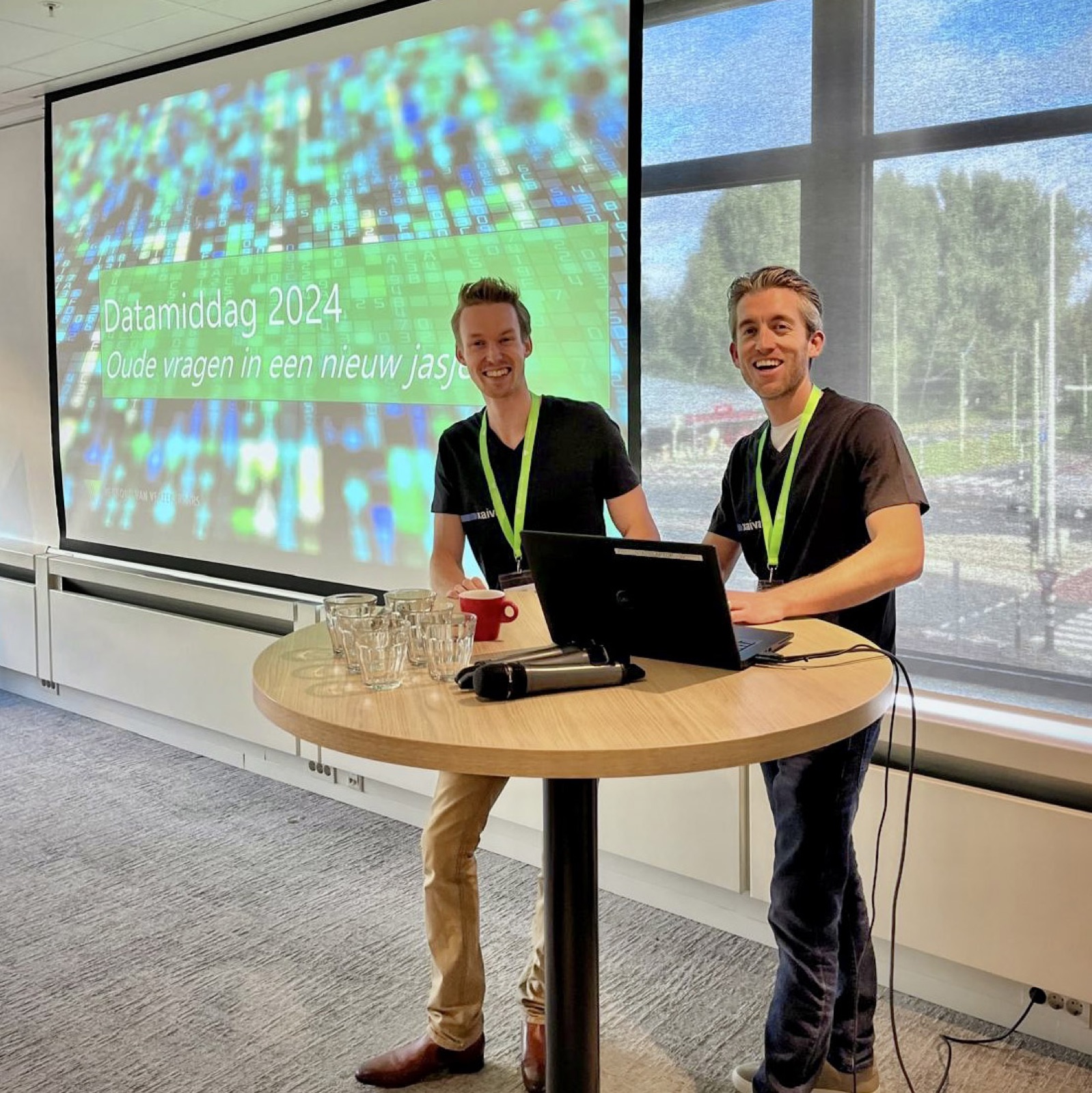 With David at the Verbond van Verzekeraars Data Day