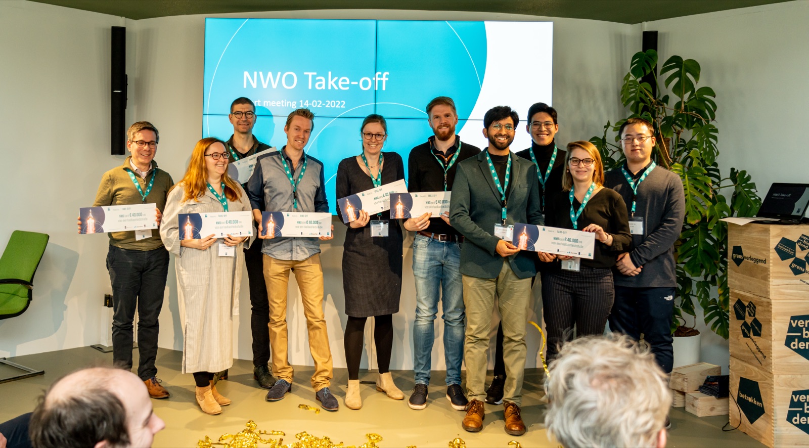 Receiving the NWO Take-off grant